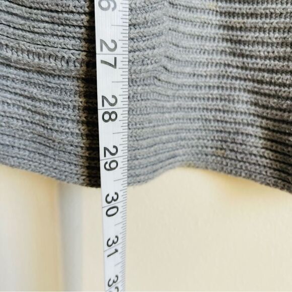 Vince Camuto Gray Front Pocket Thick Knit Sweater Dress S - Picture 8 of 8